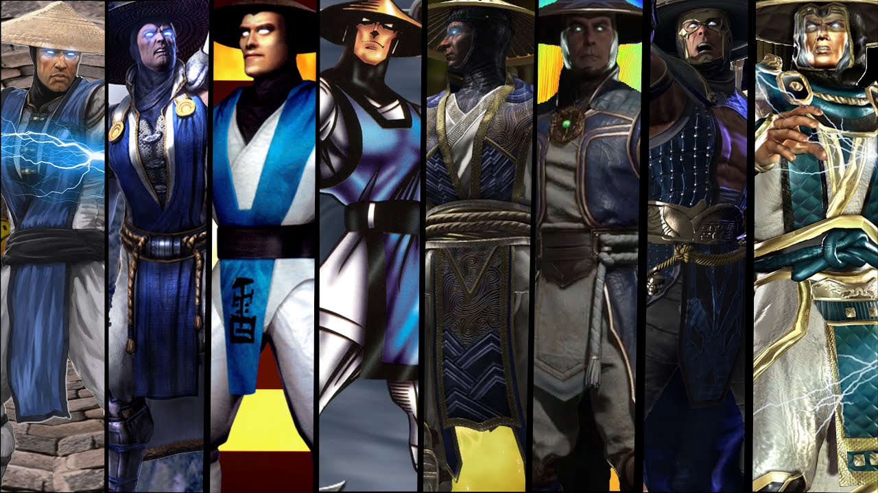 Mortal kombat RAIDEN Evolution all Games #scorpionmk11 #mortalkombat # ...