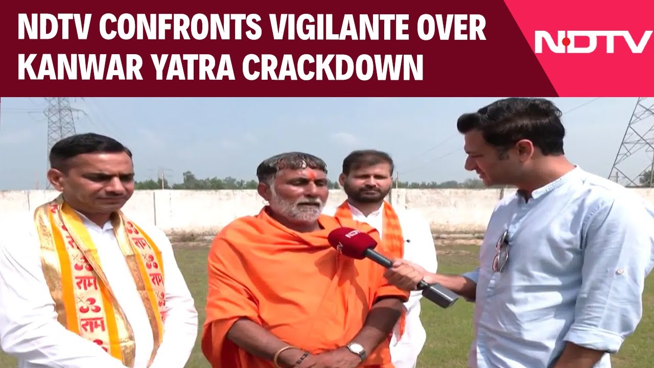 Kanwar Yatra | "We Have Right To Ask": NDTV Confronts Vigilante Over Kanwar Yatra Crackdown