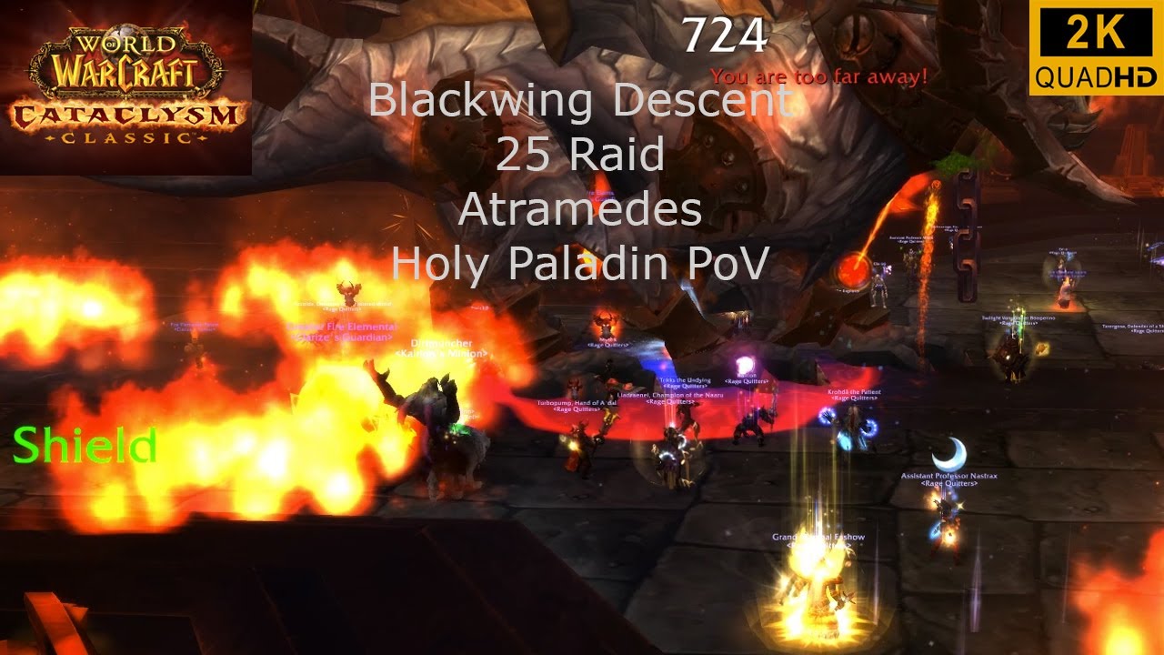 Cataclysm Classic | Blackwing Descent | Atramedes 25 Normal | Holy ...