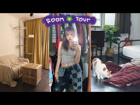 2년차 자취생과 고양이의 새로 이사한 투룸 룸투어 (셀프 인테리어)ROOMTOURㅣ구효민HYOMINKOO