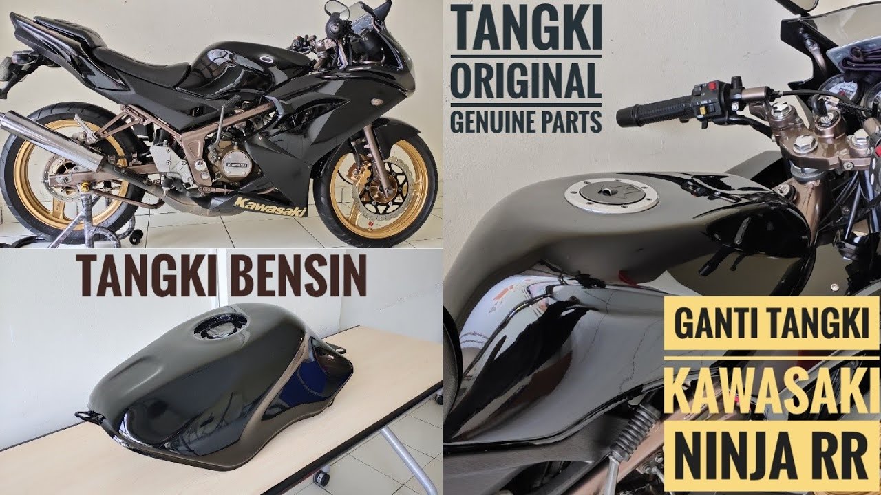 Cara Ganti Tangki Bensin Kawasaki Ninja RR (Pasang Keran Bensin