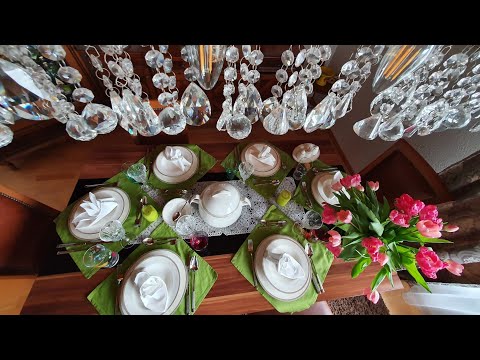 Сервировка стола на день рождения| швейцарская сервисшкола
