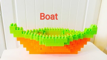 Boat/Building blocks for kids/Building blocks /Blocks building Boat/Blocks.