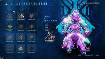 Warframe - UI Customization