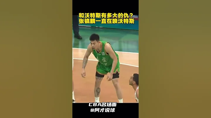 CBA明星視角 張鎮麟與沃特斯互噴垃圾話 回頭就放倒 #cba #張鎮麟 #遼寧男籃 #廣東男籃 #teamchina #阿才說球 - 天天要聞