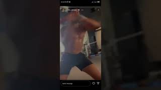 Famous Emilio Sakraya shirtless working out on his lates instagram story Profile