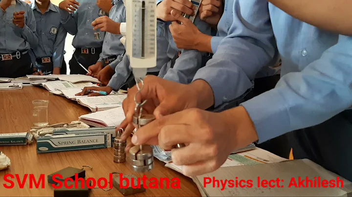 use spring balance|| calculate mass and weight|| practical