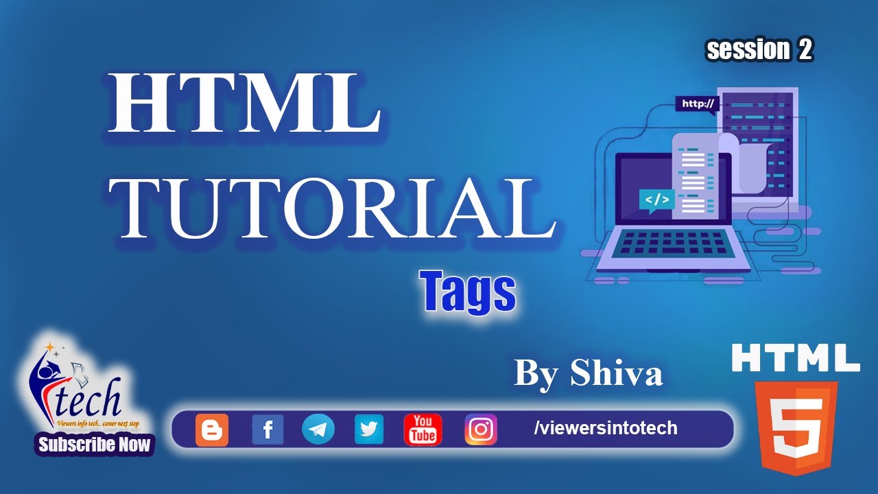 HTML Tags HTML Tutorial for Beginners Full Course Session 2