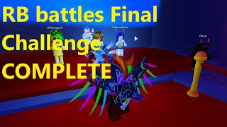 Beating the Roblox Battles FINAL BATTLE!!!! Getting the Hood of Champions and the antlers of honor!