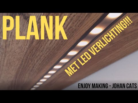 Plank (zwevend) met LED verlichting