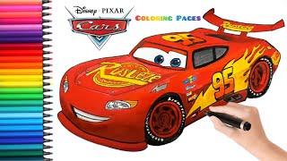 Coloring NEXT GEN Lightning McQueen Coloring Pages | Car's Movie screenshot 1