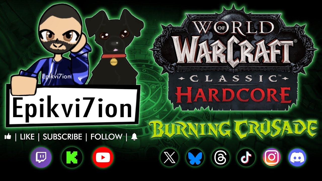 💪THE JOURNEY BEGINS 💥Pt.1 ❤️‍🔥TBC ☠️HARDCORE ➕!ADDON 💻!SERVER 🐺SHAMAN 🌎WORLD OF WARCRAFT