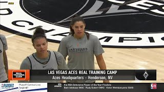 Las Vegas Aces SCRIMMAGE @ WNBA Training Camp | A'ja Wilson, Kelsey Plum, Alysha Clark, Becky Hammon