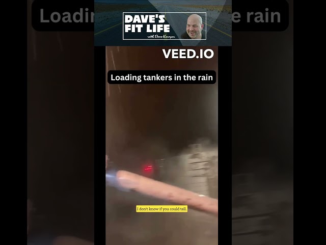 Loading Tankers in The Rain