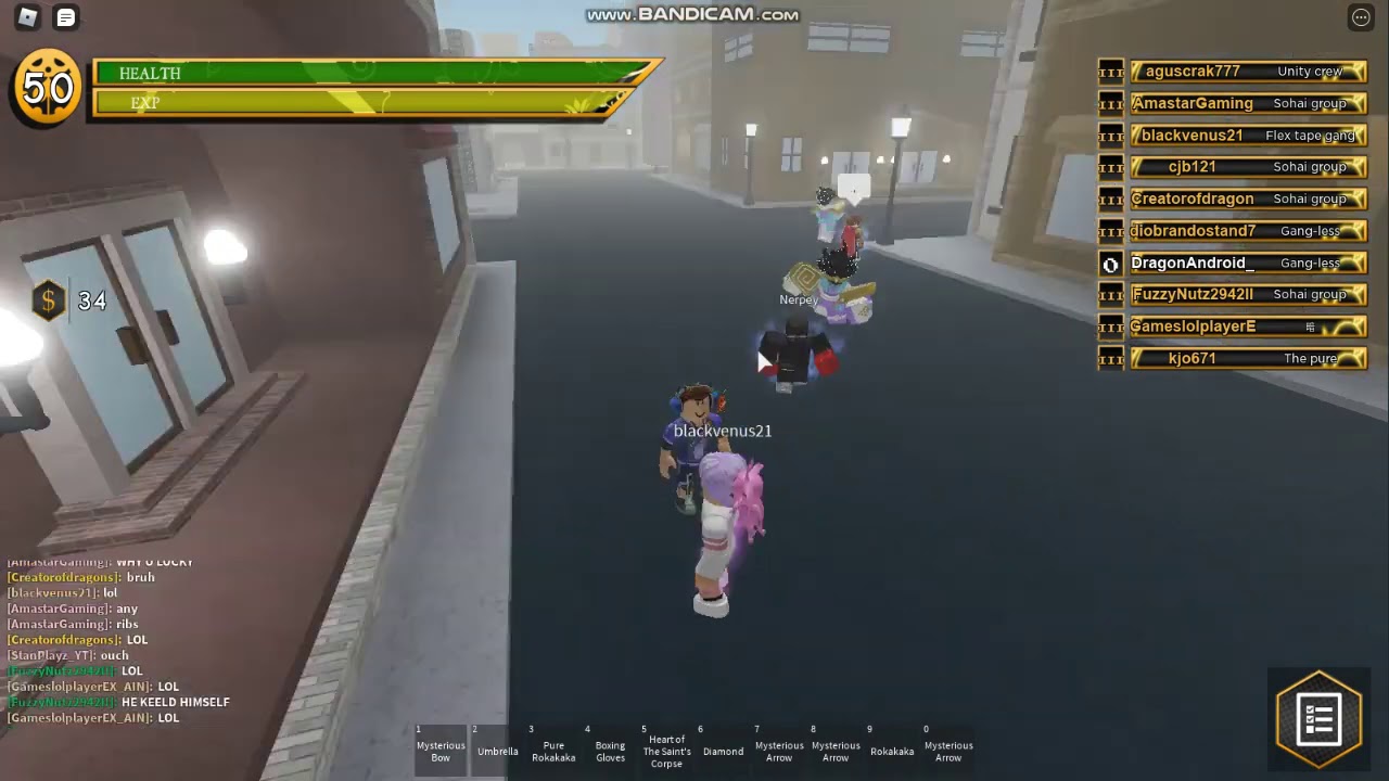 YBA,Roblox(Tusk act 2)Showcase