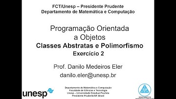 [FCT-UNESP] AULA 06 - Programação Orientada a Objetos: classes e métodos abstratos - Exercício 2