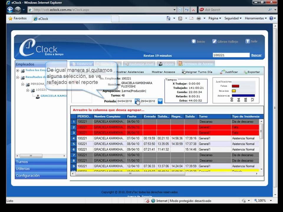 eClock Web 2 - YouTube