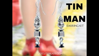 Tin Man Earring Kit - Too Cute Beads