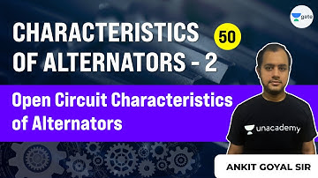 Lec 50 | Characteristics of Alternators (Part 2) | Open Circuit Characteristics of Alternators