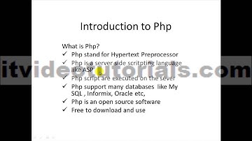 Php Tutorials In Urdu & Hindi Introduction to Php 1