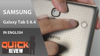 [EN] Samsung Galaxy Tab S 8.4 Quick Review [4K]