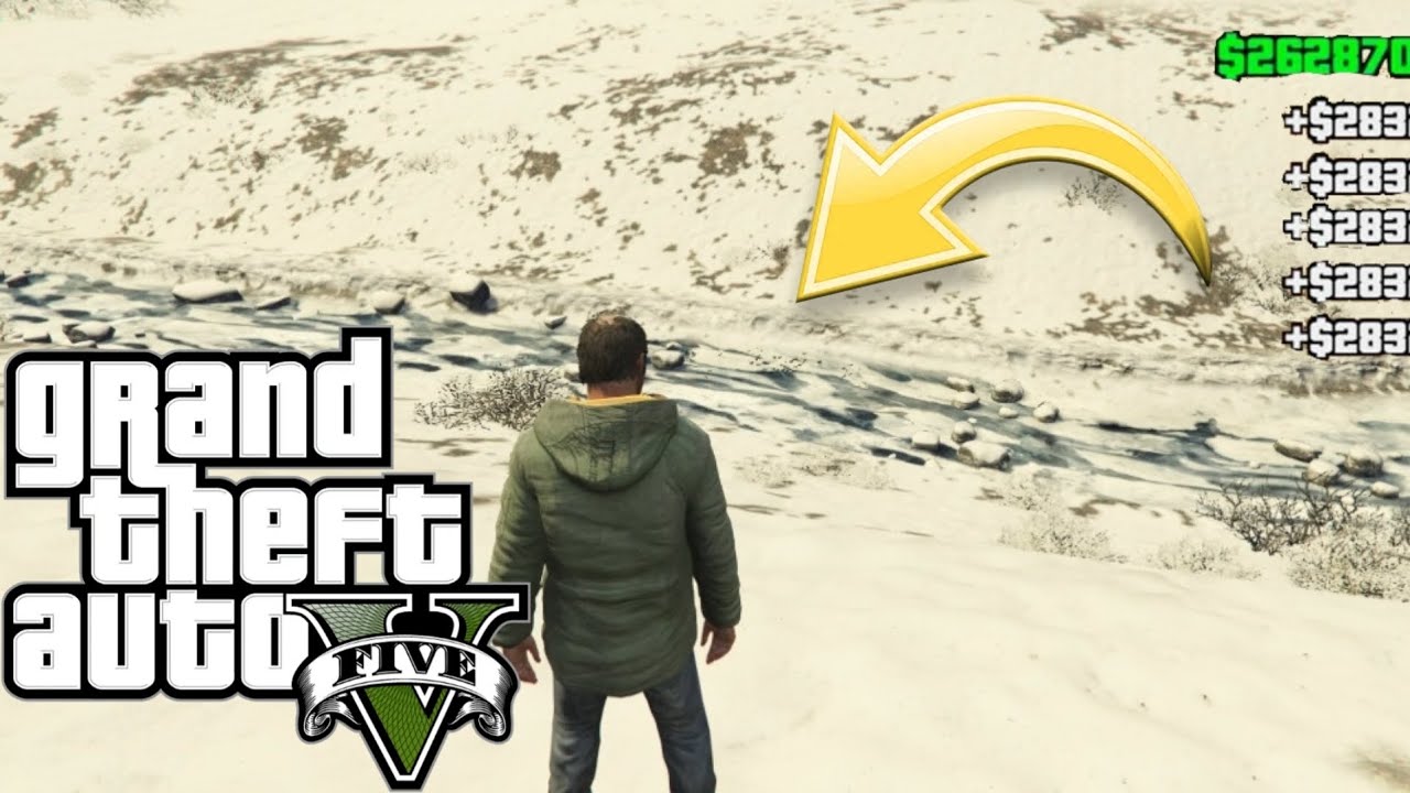 How To Fast Get Money GTA V (NORTH YANKTON) SECRET LOCATION IN GTA 5 YouTube