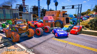 Disney Pixar Cars 3 McQueen Monster Truck Mater Crazy Darrell Cartrip Mario Jerry Recycled Batteries