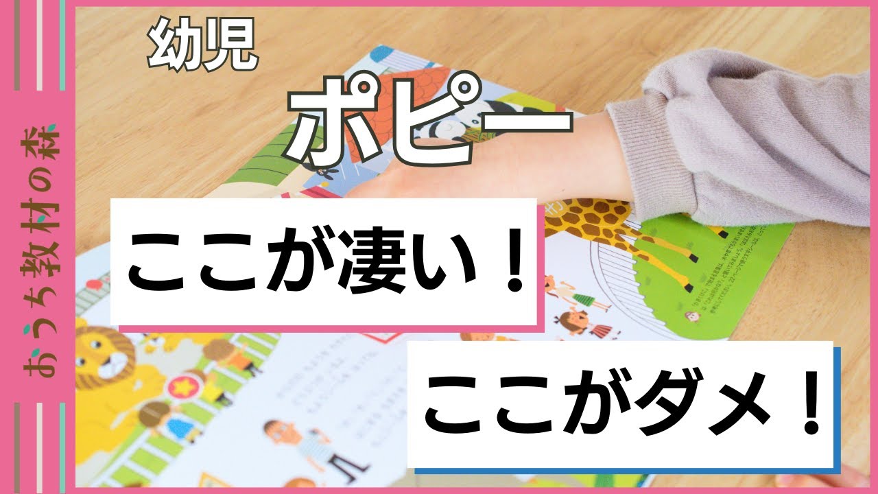 ポピー教材21冊あかどり、青どり、年中〜年長、小学1年4月号