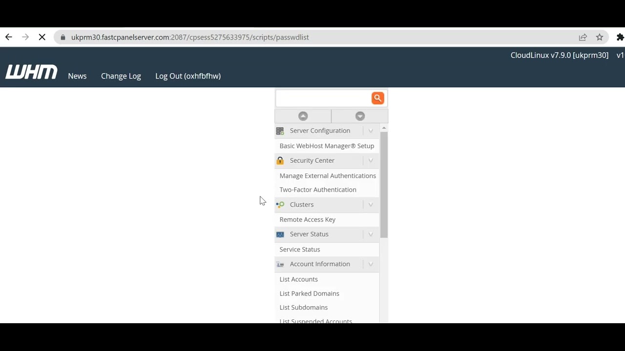 how-to-reset-cpanel-password-from-whm-web-host-manager-youtube