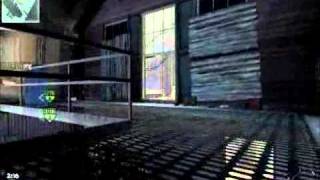 Modern warfare 2 Amazing Throwing knife across Quarry