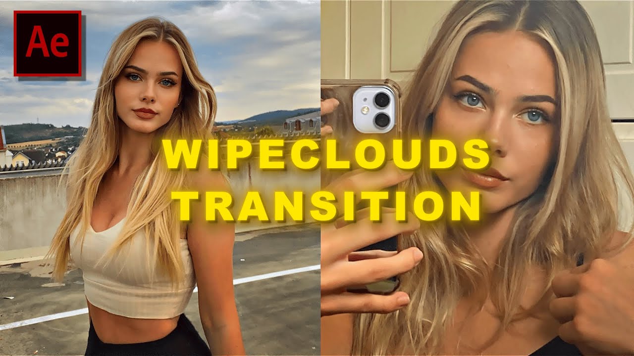 WIPECLOUD TRANSITION | After Effects Tutorial - YouTube