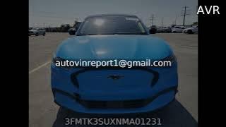 3FMTK3SUXNMA01231 2022 Ford all models