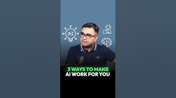 3 smart ways to make AI work for you.Want more? 🤔🤔 #deepakbajajmotivation #ai #aipower