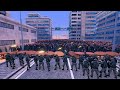 Modern soldiers with Barricades defend the city from Zombies - Ultimate Epic Battle Simulator UEBS