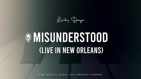 Lucky Daye - Misunderstood (Live In New Orleans) Piano Inst.