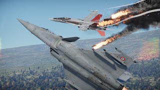 War Thunder | DEV Server | Eurofighter and Rafale absolutely handle F/A-18 Hornet, SU-30SM Flanker!