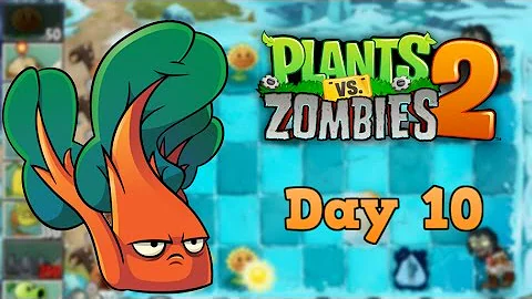 Plants vs Zombies 2 | Frostbite Caves Day 10 | Walkthrough
