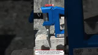 Brick Bolster Tool: The Faster Way to Cut Concrete Blocks Cleanly
