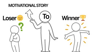 The Power of One Step 💪// Motivational story with stick figure 💯