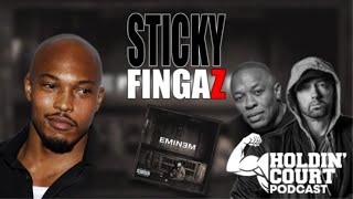 Sticky Fingaz on being on Eminems album and talks Dr. Dre. "I should have been on Aftermath"(Part 3) Net Worth