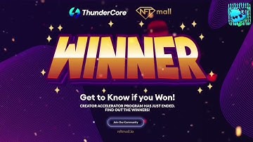 Congratulations winners! 🎉