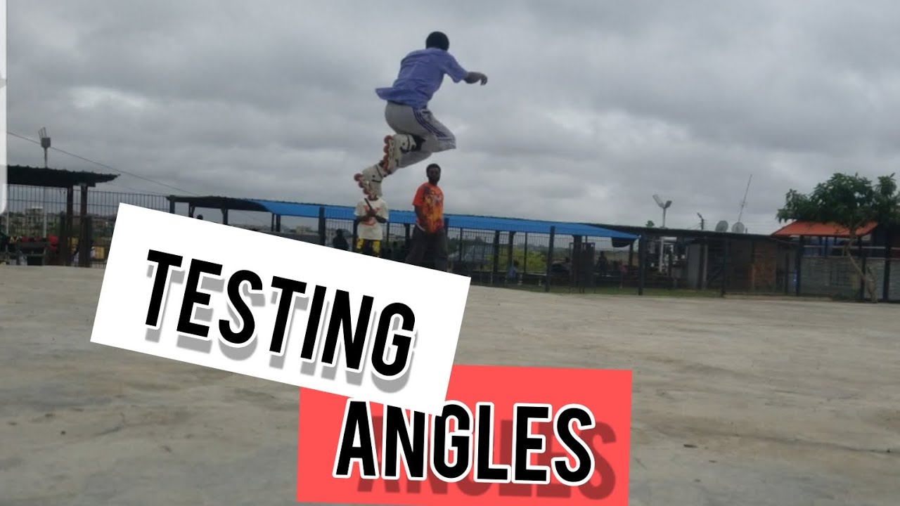 Testing angles by taking clips on my own...(it was tiring but I did it ...
