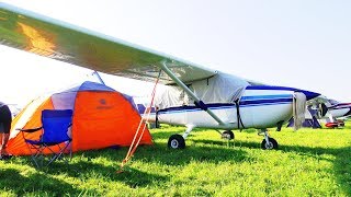 Camping at the World's BUSIEST AIRPORT (PART 1  Oshkosh 2017)