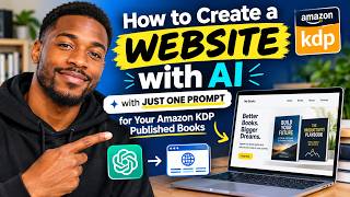 How to Create an Amazon KDP Author Website With One AI Prompt