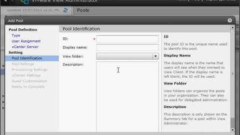 Vmware View|  Managing Automated Pools with Full VMs #vmware #virtualization #technology