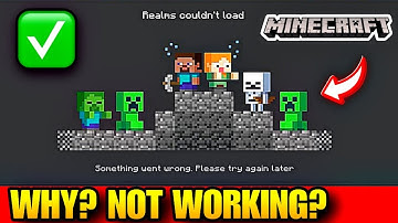 Minecraft Servers Down | Realms Couldn