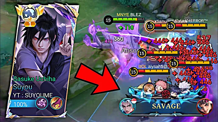 43 KILSS + SAVAGE!! 💀SUYOU NEW SEASON BEST ONE SHOT BUILD & EMBLEM IN SOLO RANK!(Must try!) - MLBB