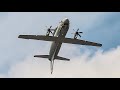 Italian c27 spartan being flown like a fighter jet at riat 2022  4k