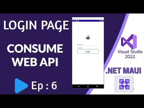 Consume Web API in .NET MAUI App || Login Page | Ep:6