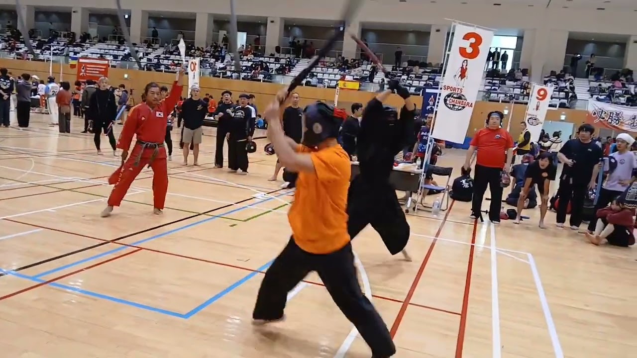 48-й чемпионат мира по японскому фехтованию спочан,  Токио, пару фрагов, приехали на чемпионат мира